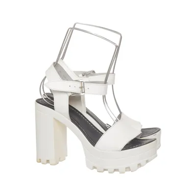 High heel sandals (White) from Cobler
