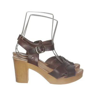 Clogs (Brown) from Effortless Leather