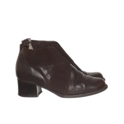 Heeled boots (Brown) from Silpa Leather
