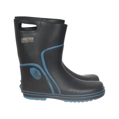 Bottes en caoutchouc (Noir, Bleu) de Lindstrom