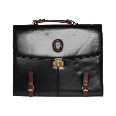 Portfölj (Svart, Brun) från Zara Leather Collection