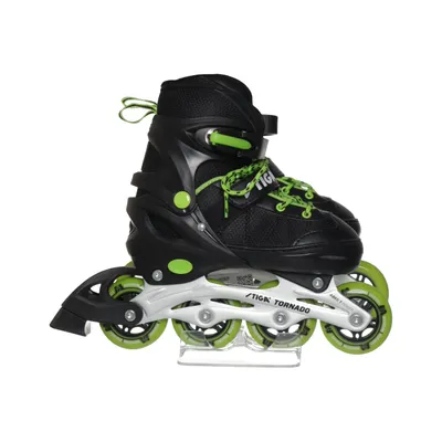 Rolschaatsen (Zwart, Groen) van Stiga