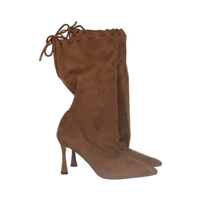 Bottes (Marron) de Primadonna Collection Daim