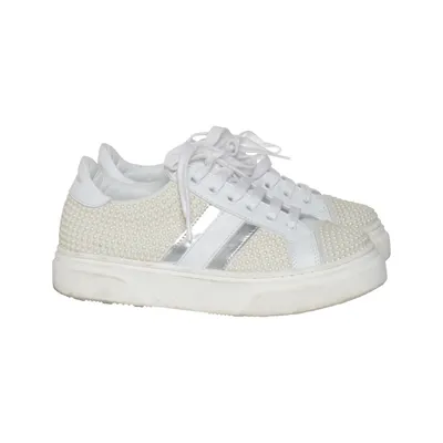 Sneakers (White, Silver) from Elie Saab