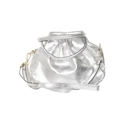 Sac à bandoulière (Argent) de Borse in Pelle Cuir