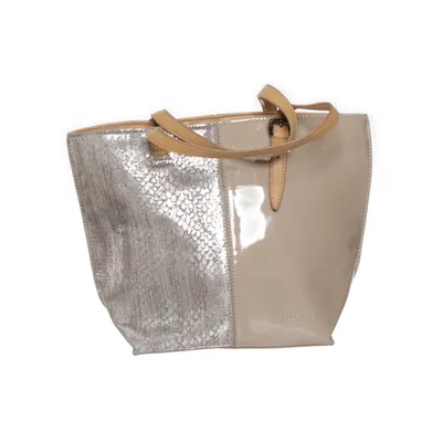 Handväska (Beige, Silverfärgad) från Abbacino