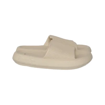 Slip-ins (Beige) van Happy Flops Polyurethaan