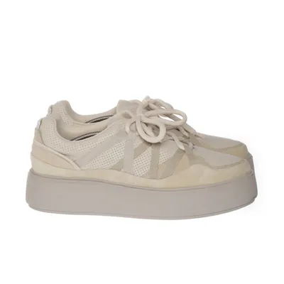 Sneakers (Beige) from Nubikk Leather, Polyester