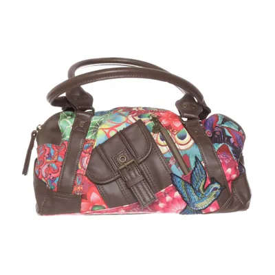 Handväska (Brun, Flerfärgad) från Desigual Polyester, Polyuretan