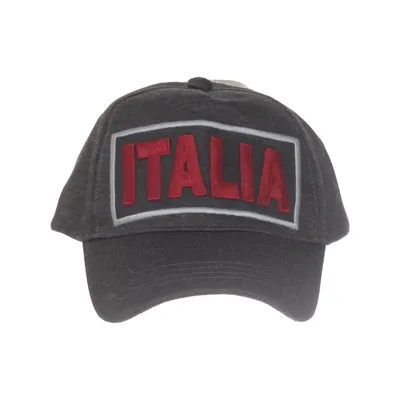 Casquette de baseball (Gris, Rouge) de Robin Ruth Coton, Polyester