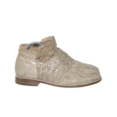 Ankle boots (Beige) from Rubber