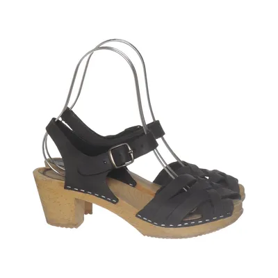 Clogs (Black) from Moheda Leather
