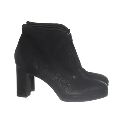 Støvletter (Sort) fra Bella Moda Shoes Læder