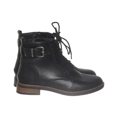 Laced boots (Black) from Polaris Leather