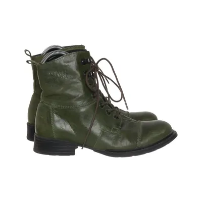 Laced boots (Green) from Ten Points