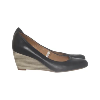 Wedges (Black) from D for Dasia Leather