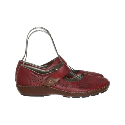 Loafers (Rot, Braun) von Rieker Antistress Leder