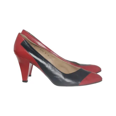 Pumps (Röd, Svart) från Charles Jourdan Skinn