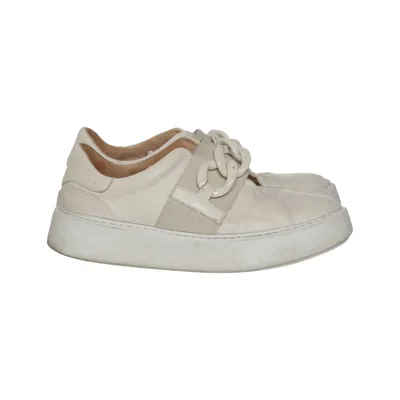 Baskets (Beige) de Shoes Cuir