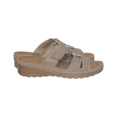 Mules (Beige) de Easy Street Cuir