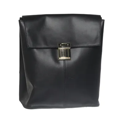 Backpack (Black) from ASOS Leather, Polyester