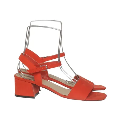 High heel sandals (Orange) from Alley Leather