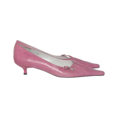 Escarpins (Rose) de Luciano Barachini Cuir
