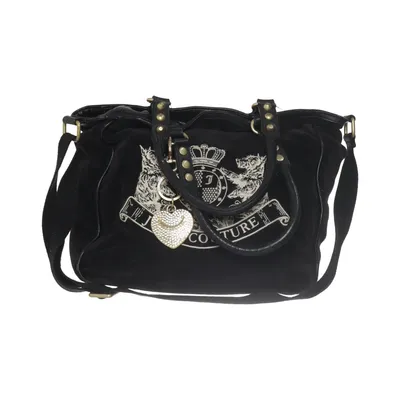 Håndtaske (Sort) fra Juicy Couture Bomuld, Polyester