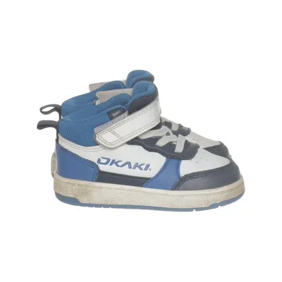 Chaussons de gymnastique (Blanc, Bleu) de Okaki Cuir