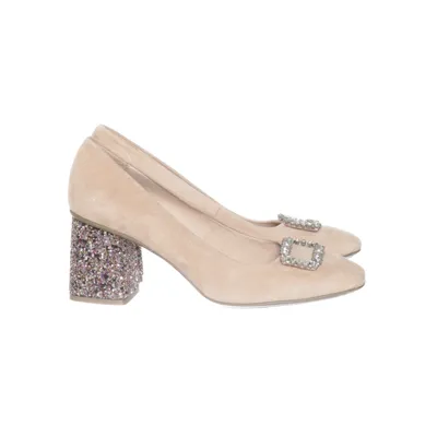 High heels (Beige, Multicolored) from Hispanitas