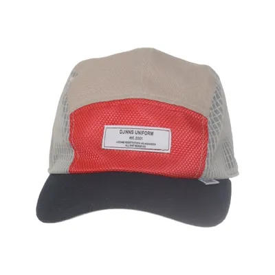 Baseballkasket (Beige, Rød, Blå) fra Djinns Polyamid, Polyester