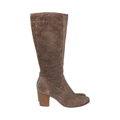 Boots (Brown) from Progetto Suede