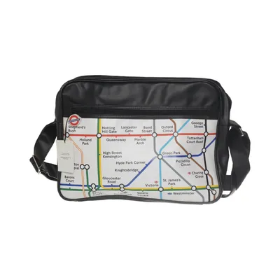 Shoulder-bag (Black, White, Multicolored) from Paperchase