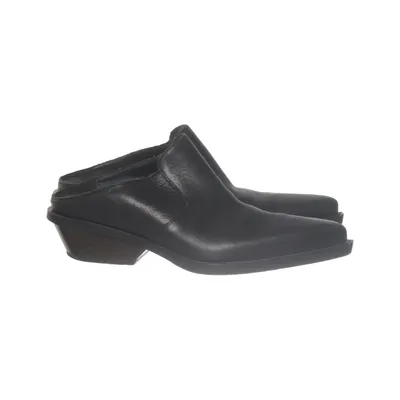 Muiltjes (Zwart) van Acne Studios Leer