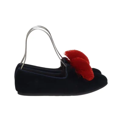 Chaussons (Bleu, Rouge) de Hums Coton, Cuir