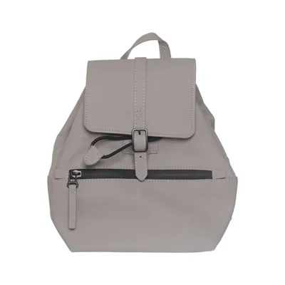 Backpack (Gray) from Gaston Luga Polyurethane, Recycled polyester