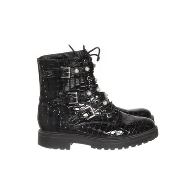 Snørestøvler (Sort) fra Lucky Shoes