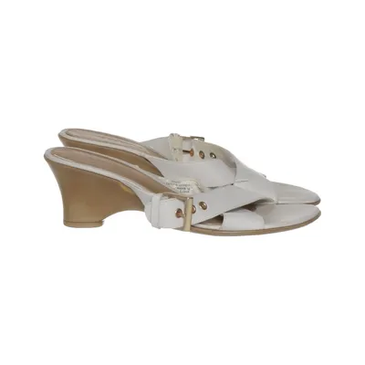 Mules (White) from Liz Claiborne Faux leather