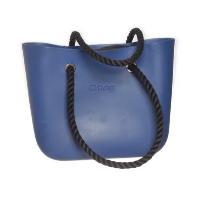 Handväska (Blå) från O Bag Bomull, Polyuretan, Ull
