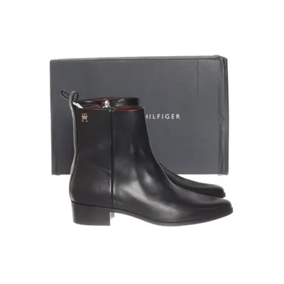 Ankle boots (Black) from Tommy Hilfiger Leather