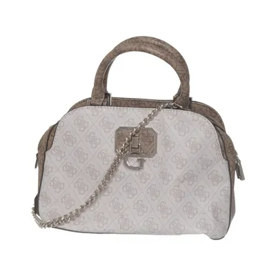 Shoulder-bag (Beige, Brown) from Guess Cotton, Polyester
