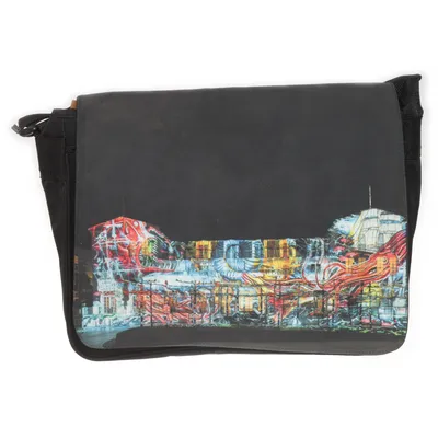 Sac à bandoulière (Noir, Multicolore) de Halfar