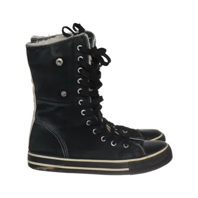 Laced boots (Black) from Victory