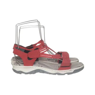 Sandals (Red, Gray) from Rieker Leather