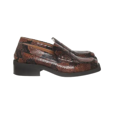 Loafers (Brown, Black) from Ganni Leather