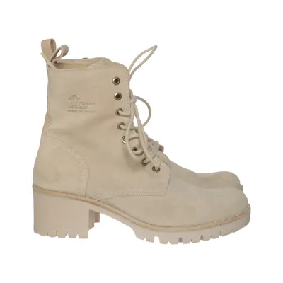 Bottes à lacets (Beige) de Panama Jack Cuir