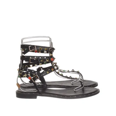 Gladiator sandals (Black, Multicolored) from Ella Cruz