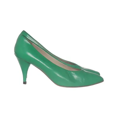 Pumps (Green) from Di Sandro Leather