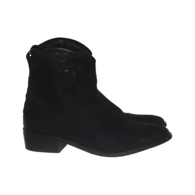 Enkellaarzen (Zwart) van Shoe the Bear