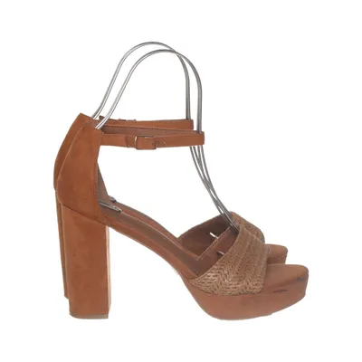 High heel sandals (Brown) from XIT by Dinsko Faux suede